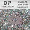 Cyrkonie szklane Crystal AB Pure Shine