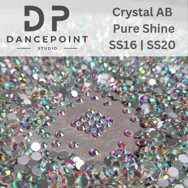 Cyrkonie szklane Crystal AB Pure Shine