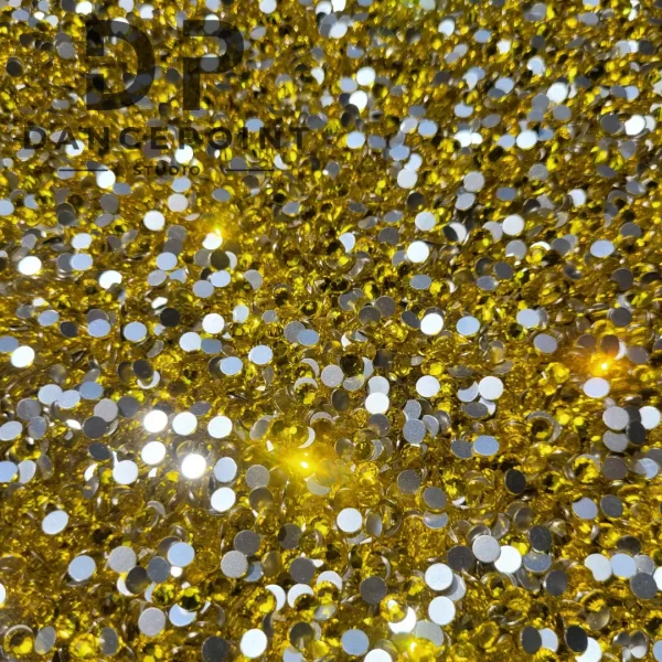 Żółte cyrkonie szklane Basic Yellow - obrazek 3