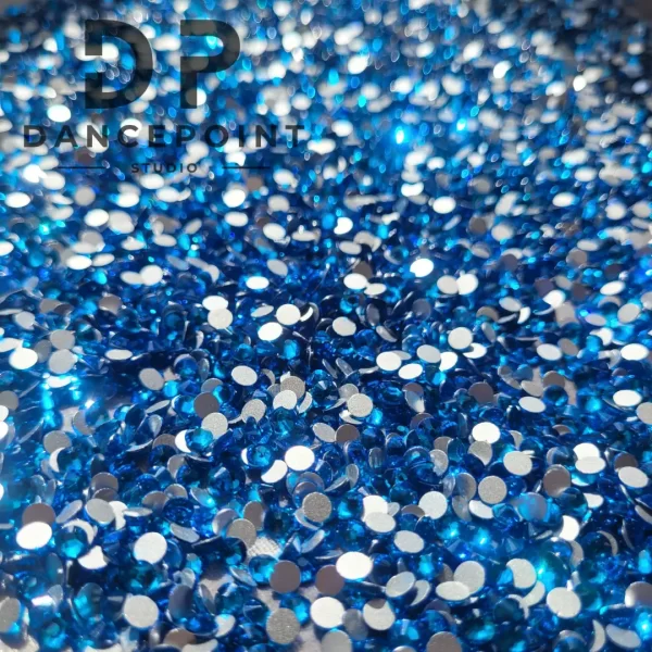 Niebieskie cyrkonie szklane Basic Blue - obrazek 3
