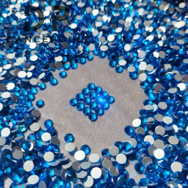 Niebieskie cyrkonie szklane Basic Blue - obrazek 4