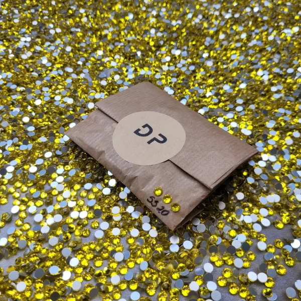 Żółte cyrkonie szklane Basic Yellow - obrazek 6