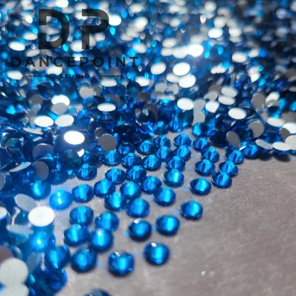 Niebieskie cyrkonie szklane Basic Blue - obrazek 5