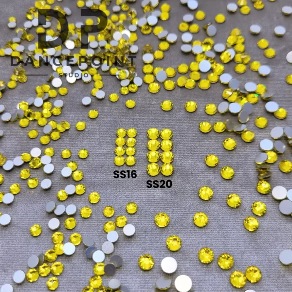 Żółte cyrkonie szklane Basic Yellow - obrazek 7