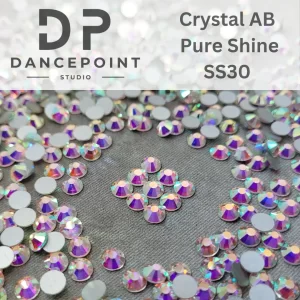 Cyrkonie szklane Crystal AB Pure Shine SS30