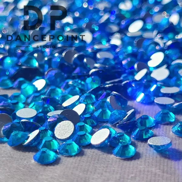 Cyrkonie szklane Blue AB Shine SS16 | SS20 - obrazek 2