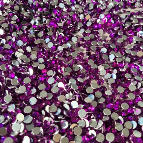 Fioletowe Cyrkonie szklane Basic Violet SS16 | SS20 - obrazek 3