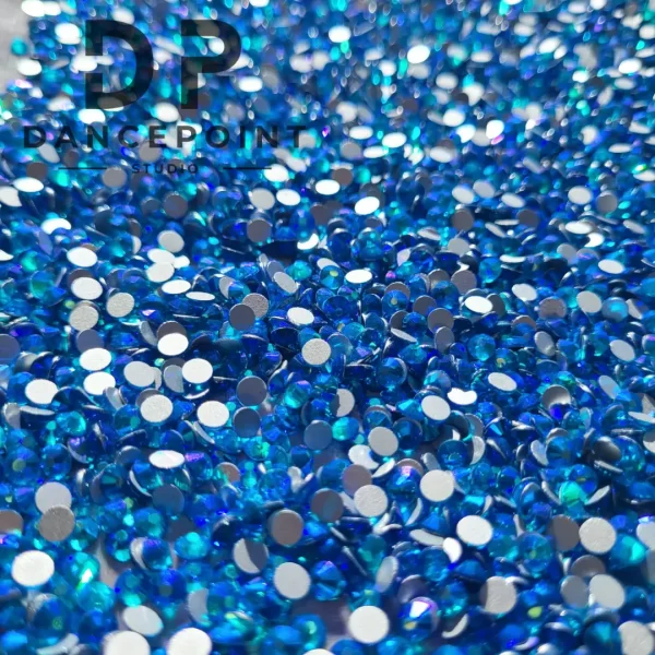 Cyrkonie szklane Blue AB Shine SS16 | SS20 - obrazek 3