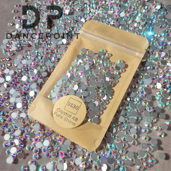 Cyrkonie szklane Crystal AB Pure Shine SS30 - obrazek 5