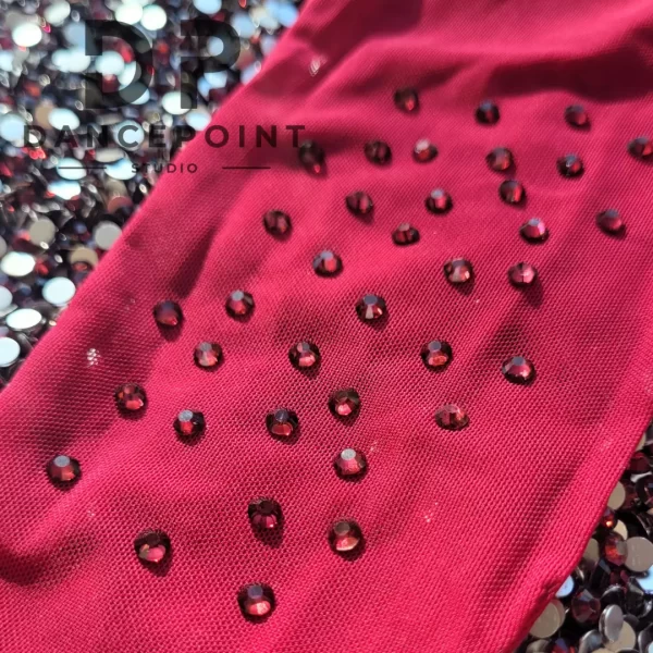 Cyrkonie szklane Burgundy Red SS16 | SS20 - obrazek 7