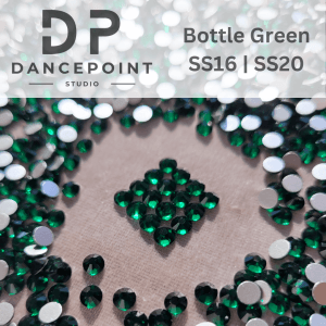 Zielone cyrkonie szklane Bottle Green SS16 | SS20