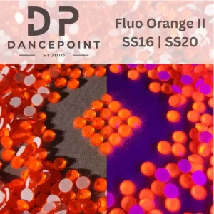 Pomarańczowe cyrkonie FLUO Orange II SS16 | SS20