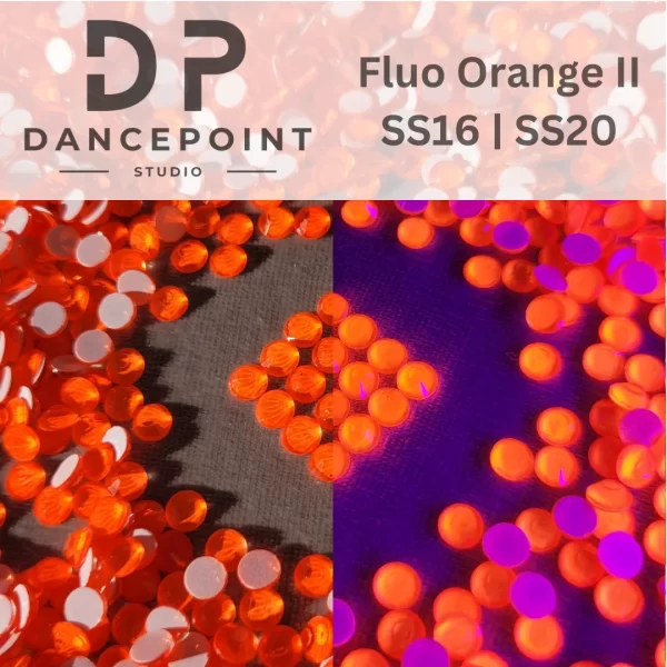 Pomarańczowe cyrkonie FLUO Orange II SS16 | SS20