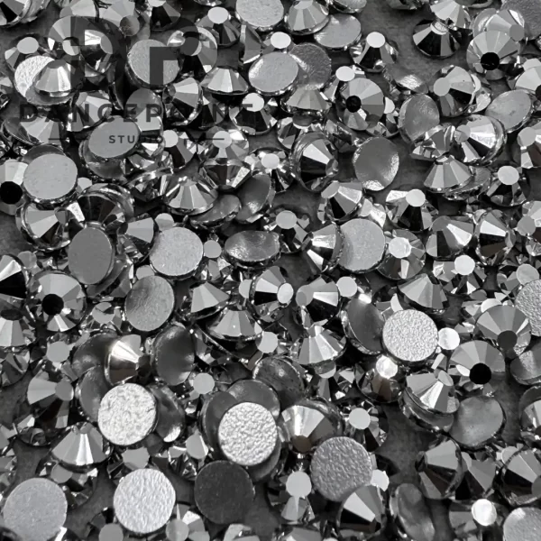 Srebrne cyrkonie szklane Silver Metal SS16 | SS20 - obrazek 4