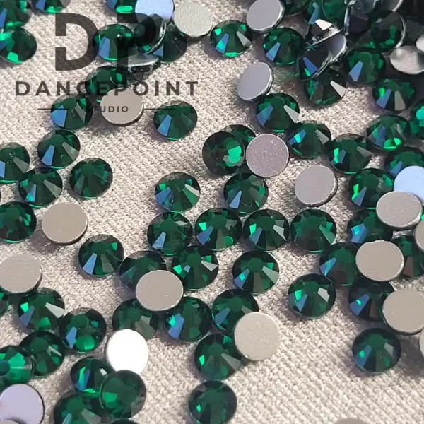Zielone cyrkonie szklane Bottle Green SS16 | SS20 - obrazek 2