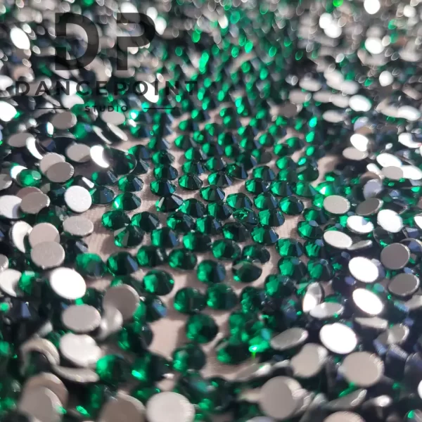 Zielone cyrkonie szklane Bottle Green SS16 | SS20 - obrazek 3