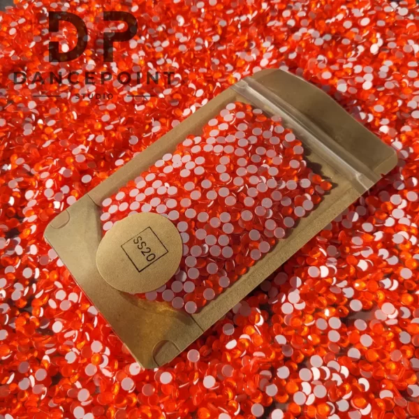 Pomarańczowe cyrkonie FLUO Orange II SS16 | SS20 - obrazek 4