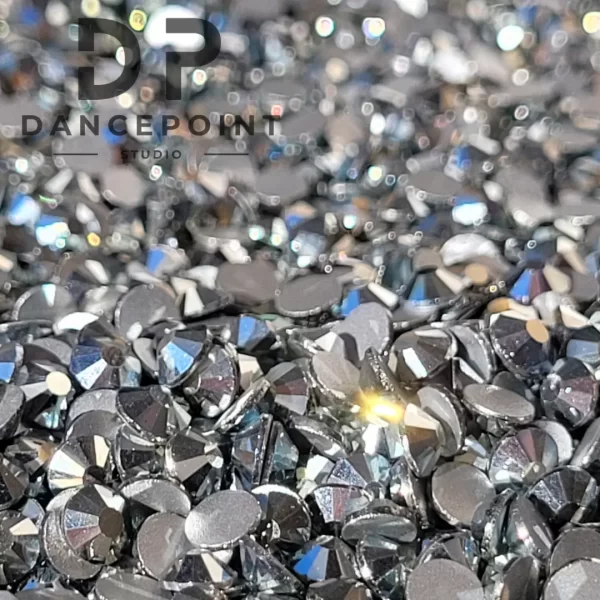 Srebrno-złote cyrkonie szklane Pyrite Silver SS16 | SS20 - obrazek 7
