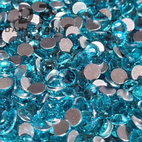 Błękitne cyrkonie szklane Ice Blue SS16 | SS20 - obrazek 2