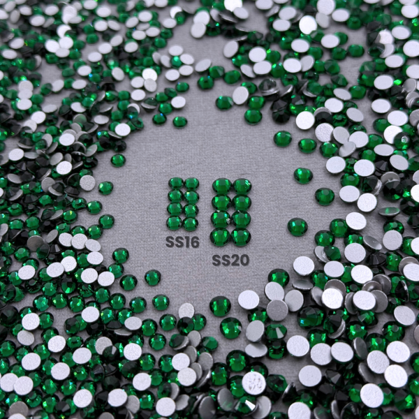 Zielone cyrkonie szklane Bottle Green SS16 | SS20 - obrazek 7