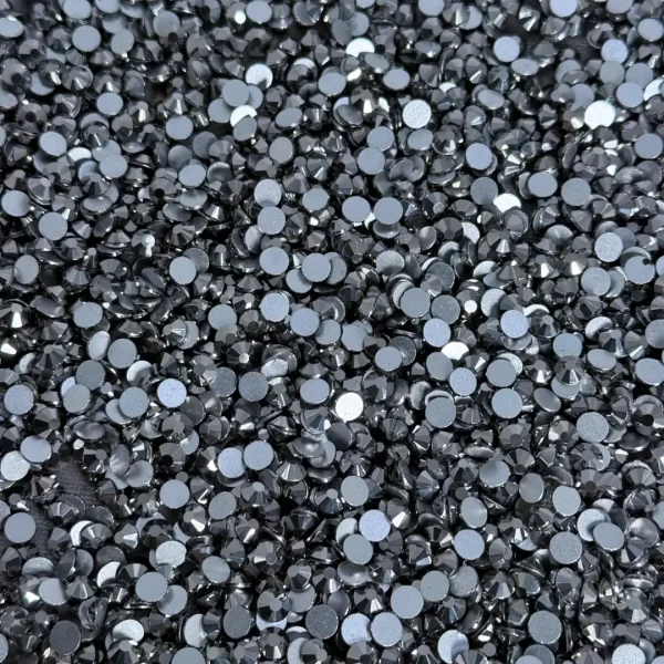 Srebrne cyrkonie szklane Dark Silver SS16 | SS20 - obrazek 5