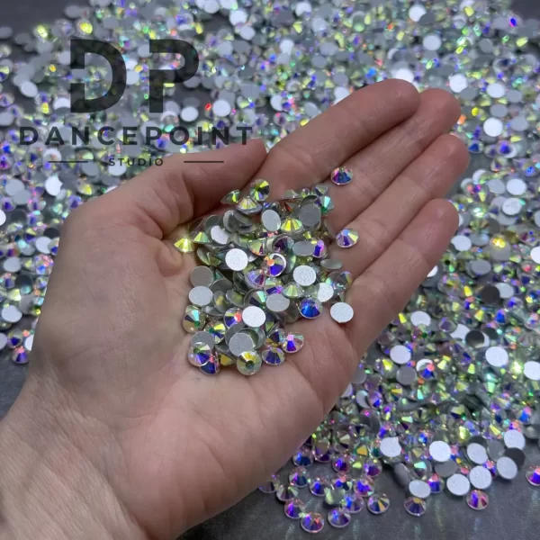 Cyrkonie szklane Crystal AB SS30 - obrazek 3
