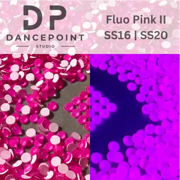 Różowe cyrkonie FLUO Pink II SS16 | SS20