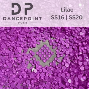 Jasnofioletowe cyrkonie szklane Lilac SS16 | SS20